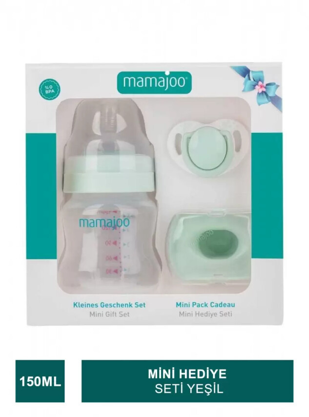 Mamajoo Mini Hediye Seti 150 ml - Yeşil - - Mamajoo