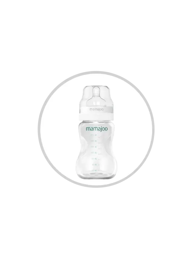 Mamajoo Silver Biberon 250 ml & Anti-Kolik Biberon Emziği No:2 / M - 1