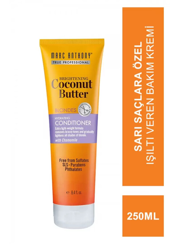 Marc Anthony Coconut Butter Blondes Hydrating Conditioner Sarı Saçlara Özel Işıltı Veren Bakım Kremi 250 ml - MARC ANTHONY