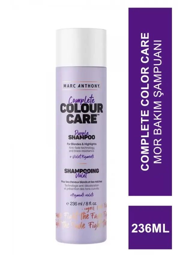 Marc Anthony Complete Color Care Purple Shampoo - Mor Bakım Şampuanı - 236 ml - 1