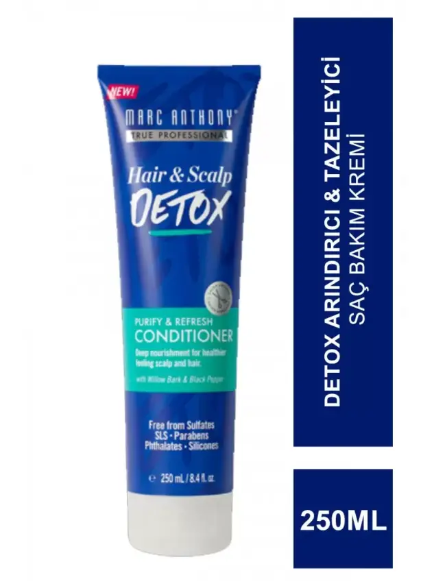 Marc Anthony Detox Purify & Refresh Conditioner - Detox Arındırıcı & Tazeleyici Saç Bakım Kremi - 250 ml - 1