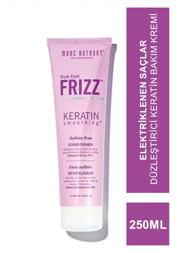 Marc Anthony Frizz Keratin Smoothing Conditioner Elektriklenen Saçlar Düzleştirici Keratin Bakım Kremi 250 ml - 1