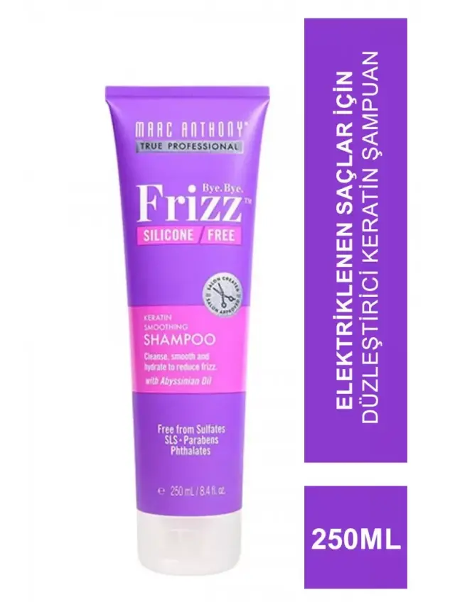 Marc Anthony Frizz Keratin Smoothing Shampoo - Elektriklenen Saçlar Düzleştirici Keratin Şampuan - 250 ml - 1