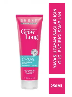 Marc Anthony Grow Long Super Fast Strength Shampoo Yavaş Uzayan Saçlar İçin Güçlendirici Şampuan 250 ml - 1