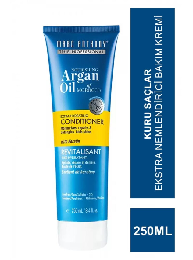 Marc Anthony Nourishing Argan Oil Extra Hydrating Conditioner - Kuru Saçlar Ekstra Nemlendirici Bakım Kremi - 250 ml - MARC ANTHONY