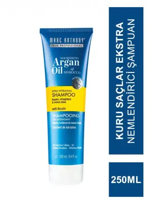 Marc Anthony Nourishing Argan Oil Extra Hydrating Shampoo - Kuru Saçlar Ekstra Nemlendirici Şampuan - 250 ml - 2