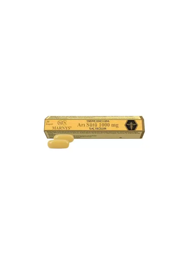 Marnys Arı Sütü 1000mg 30 Kapsül - 1