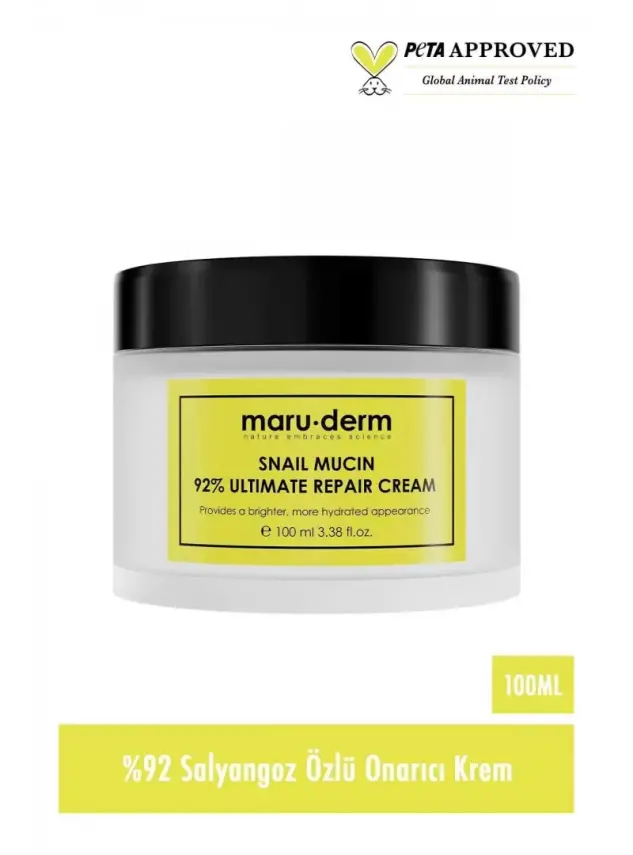 Maruderm %92 Salyangoz Özlü Onarıcı Krem 100 ML - 1