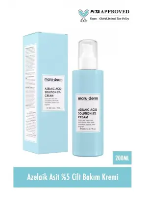 Maruderm Azelaik Asit %5 Cilt Bakım Kremi 200 Ml - Maruderm
