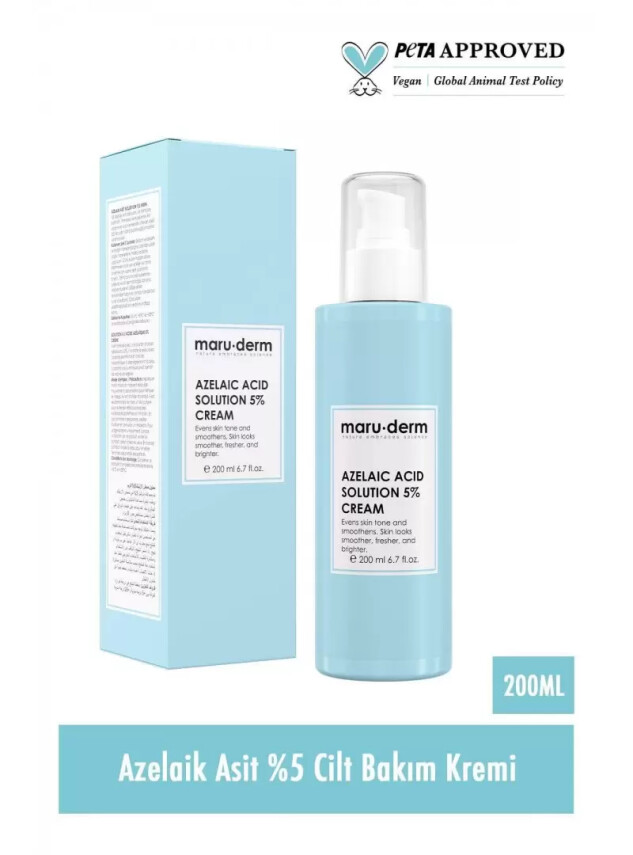 Maruderm Azelaik Asit %5 Cilt Bakım Kremi 200 Ml - Maruderm