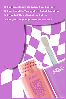 Maruderm Besleyici ve Nemlendirici Dudak Parlatıcısı – Lip Gloss Apricot Sense - 3