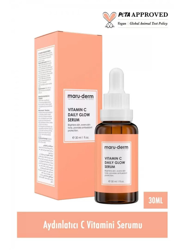 Maruderm C Vitamini Ve Peptid Aydınlatıcı Cilt Bakım Serumu 30 Ml - Maruderm