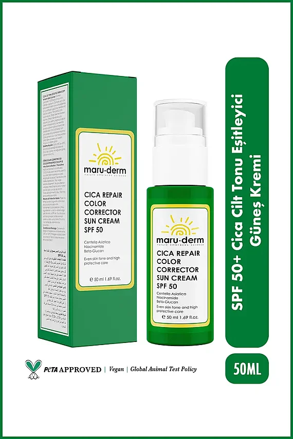Maruderm Cica Repair Color Corrector Sun Cream SPF 50- 50 ml - 1
