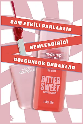 Maruderm Dolgunlaştırıcı Etkili Dudak Parlatıcısı – Plumping Lip Gloss Ruby Fire - 3