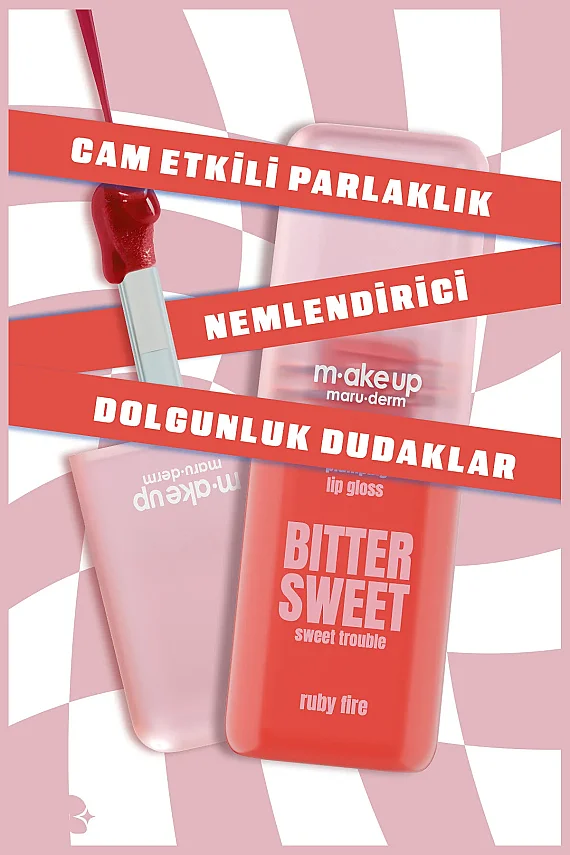 Maruderm Dolgunlaştırıcı Etkili Dudak Parlatıcısı – Plumping Lip Gloss Ruby Fire - 3