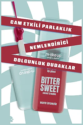Maruderm Dolgunlaştırıcı Etkili Dudak Parlatıcısı – Plumping Lip Gloss Warm Brownie - 2