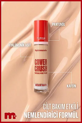 Maruderm Flawless Touch Liquid Concealer No 01 – Doğal Bitişli Sıvı Kapatıcı - 5