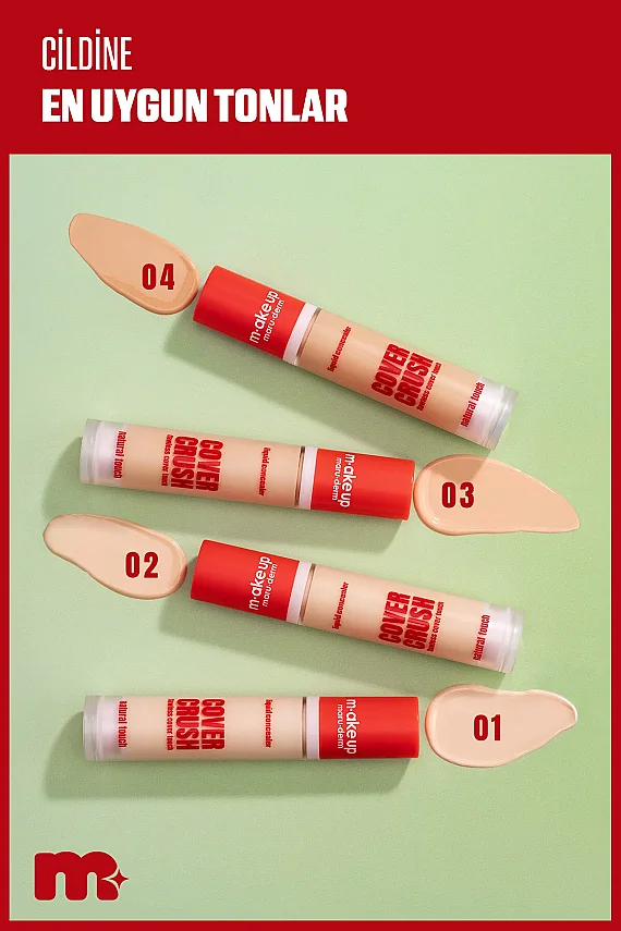 Maruderm Flawless Touch Liquid Concealer No 01 – Doğal Bitişli Sıvı Kapatıcı - 6