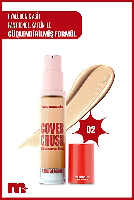 Maruderm Flawless Touch Liquid Concealer No 02 – Doğal Bitişli Sıvı Kapatıcı - Maruderm