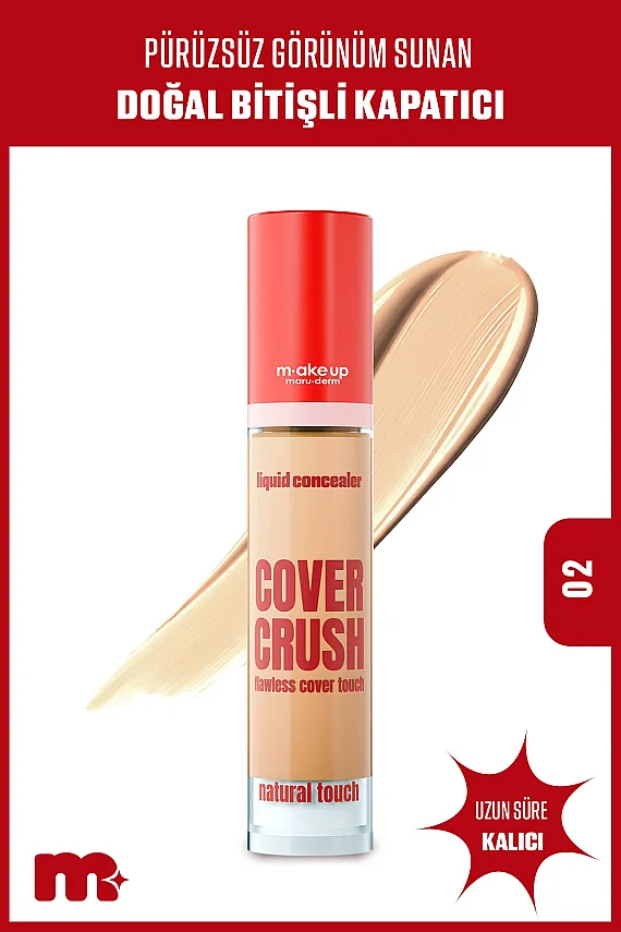 Maruderm Flawless Touch Liquid Concealer No 02 – Doğal Bitişli Sıvı Kapatıcı - 2