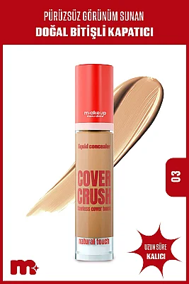 Maruderm Flawless Touch Liquid Concealer No 03 – Doğal Bitişli Sıvı Kapatıcı - Maruderm