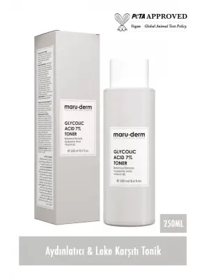 Maruderm Glikolik Asit %7 Aydınlatıcı & Leke Karşıtı Tonik 250 ml - Maruderm