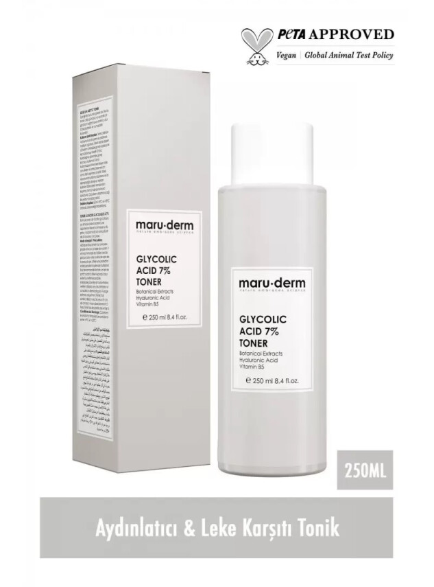 Maruderm Glikolik Asit %7 Aydınlatıcı & Leke Karşıtı Tonik 250 ml - Maruderm