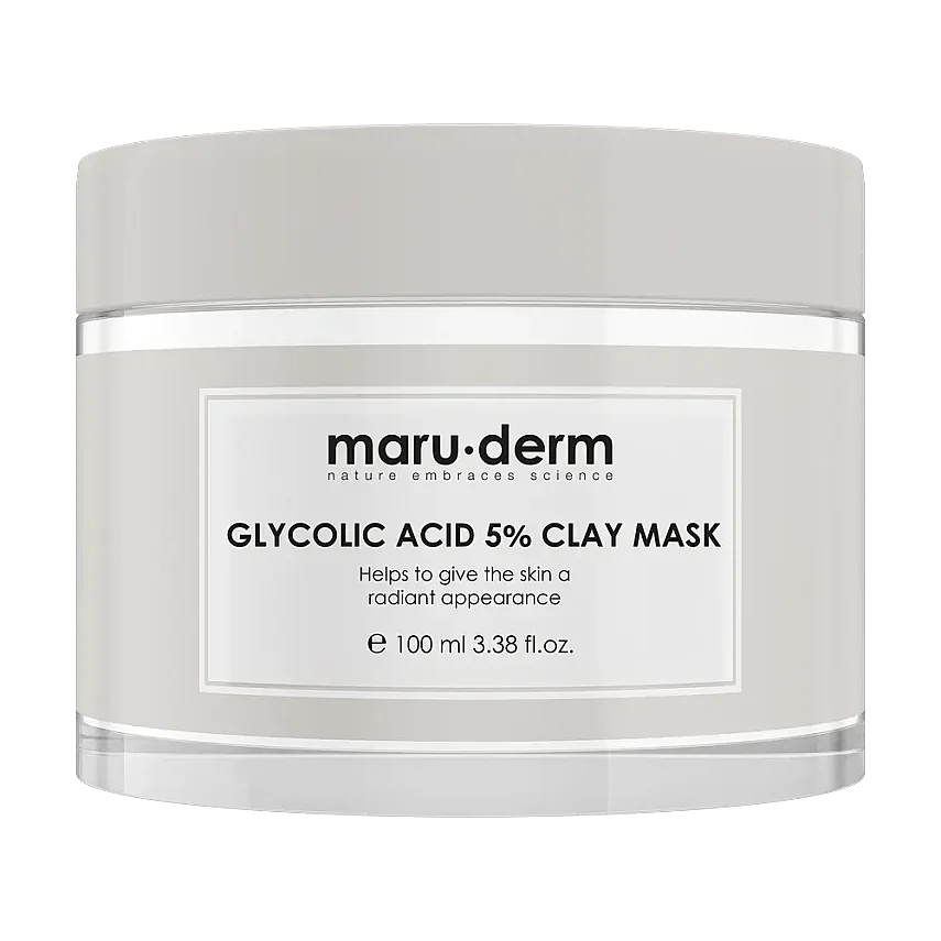 Maruderm Glycolic Acid %5 Clay Mask-Gözenek Temizleyici ve Cilt Tonunu Eşitleyen Kil Maskesi 100 ML - 1