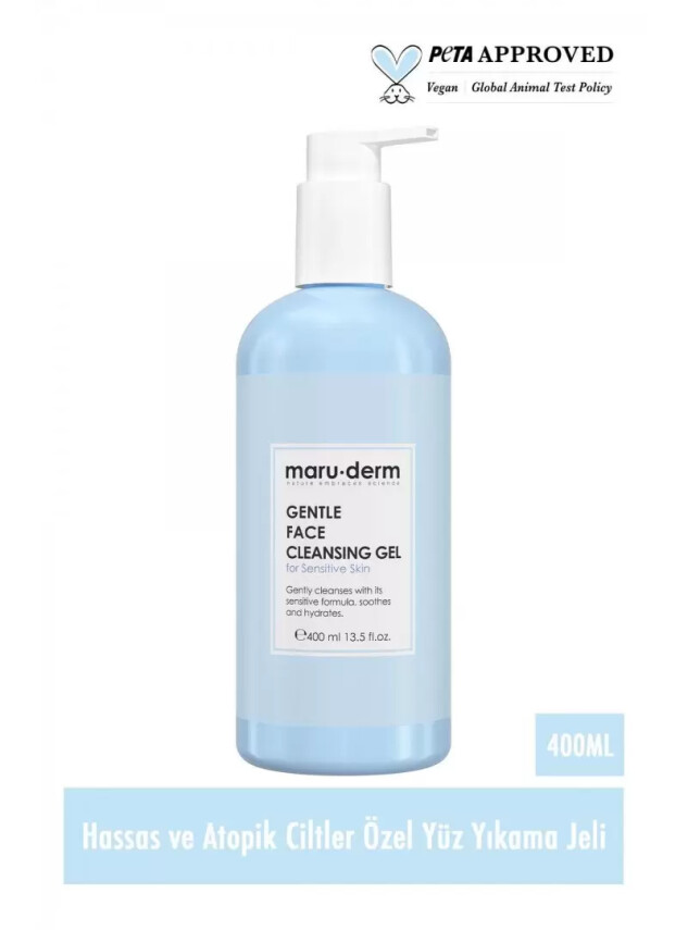 Maruderm Hassas Ve Atopik Ciltler Için Yüz Temizleme Jeli 400 ml - Maruderm