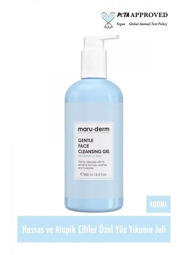 Maruderm Hassas Ve Atopik Ciltler Için Yüz Temizleme Jeli 400 ml - 1