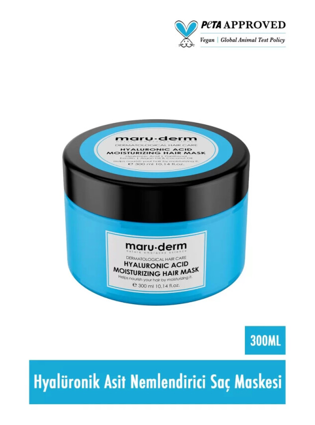 Maruderm Hyaluronic Acid Moisturizing Hair Mask 300 ML - Maruderm