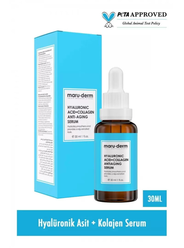 Maruderm Hyalüronik Asit & Kolajen Cilt Bakım Serumu 30 ml - Maruderm
