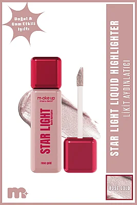 Maruderm Islak Bitişli Likit Aydınlatıcı - Highlighter Rose Gold - Maruderm