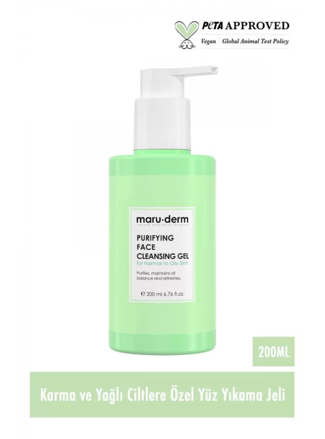 Maruderm Karma Ve Yağlı Ciltlere Özel Salisilik Asit Yüz Temizleme Jeli 200 ml - Maruderm