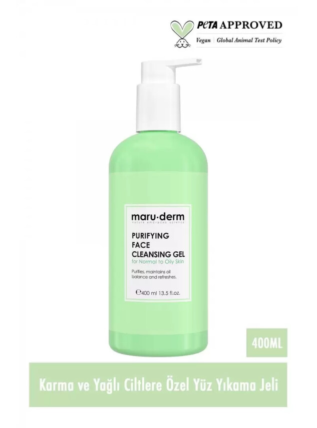 Maruderm Karma Ve Yağlı Ciltlere Özel Salisilik Asit Yüz Temizleme Jeli 400 ml - Maruderm