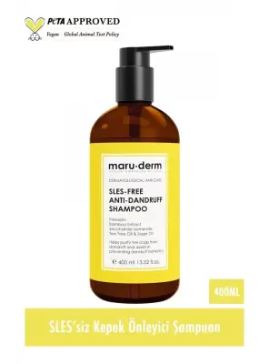 Maruderm Kepeğe Karşı Etkili Sülfatsız Şampuan 400 ml Normal/Yağlı Saçlar - Maruderm