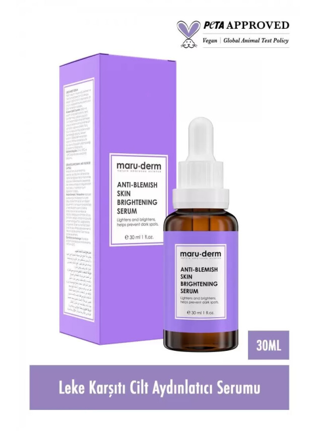 Maruderm Leke Karşıtı Ve Beyazlatıcı Cilt Bakım Serumu 30 ml - Maruderm