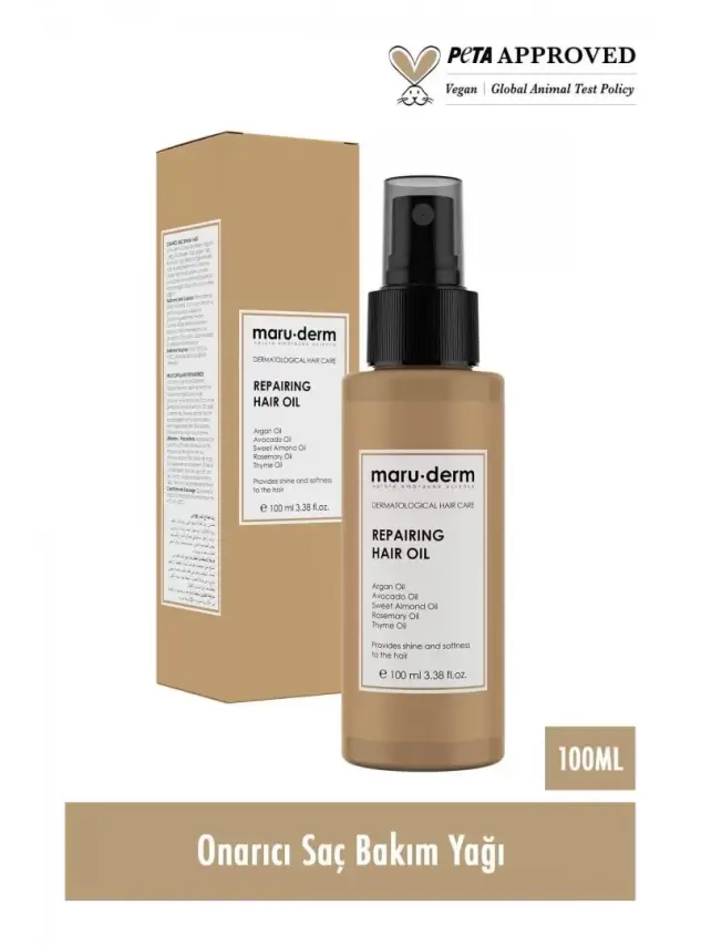 Maruderm Onarıcı Saç Bakım Yağı 100 ml - 1