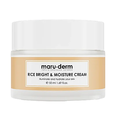 Maruderm Rice Bright & Moisture Pirinç Özlü Aydınlatıcı & Nemlendirici Krem 50 ml - Maruderm