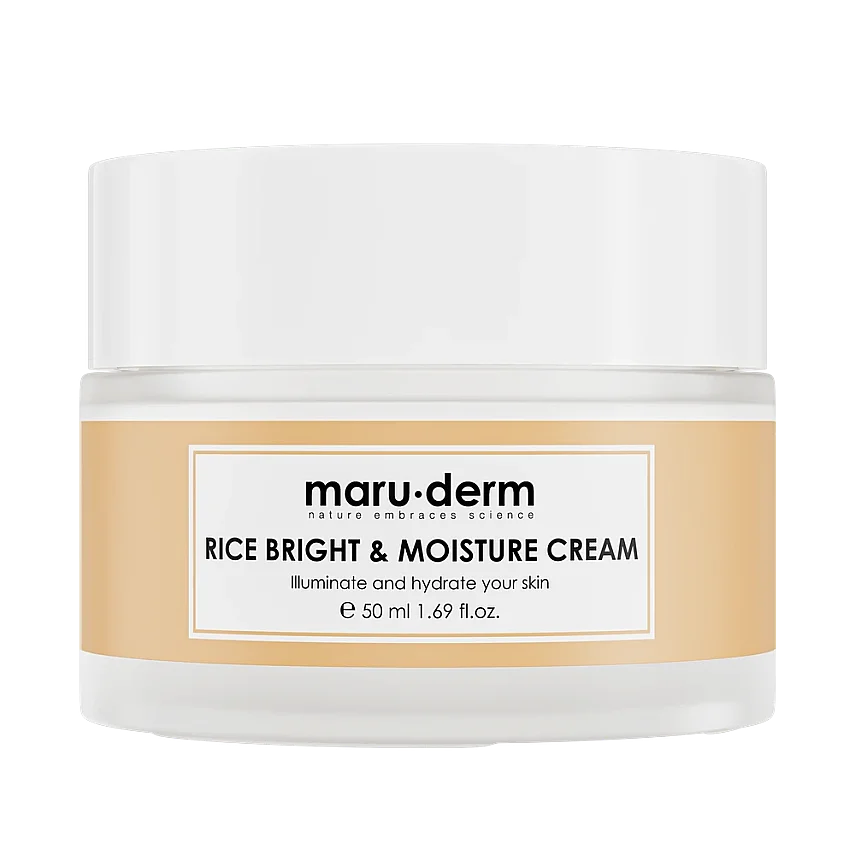 Maruderm Rice Bright & Moisture Pirinç Özlü Aydınlatıcı & Nemlendirici Krem 50 ml - 1