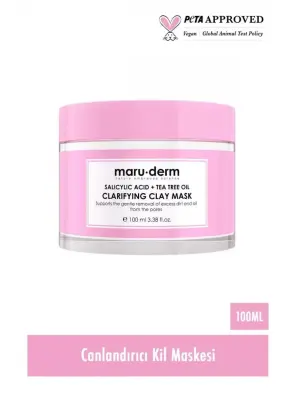 Maruderm Salisilik Asit + Çay Ağacı Yağı Kil Maskesi 100 ML - Maruderm