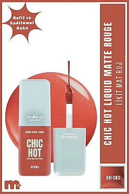 Maruderm Uzun Süre Kalıcı Kadifemsi Mat Likit Ruj – Liquid Matte Rouge Bricks - Maruderm