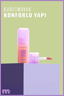 Maruderm Uzun Süre Kalıcı Kadifemsi Mat Likit Ruj – Liquid Matte Rouge Dusky Pink - 4