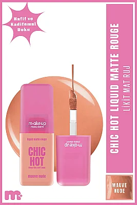 Maruderm Uzun Süre Kalıcı Kadifemsi Mat Likit Ruj – Liquid Matte Rouge Mauve Nude - Maruderm