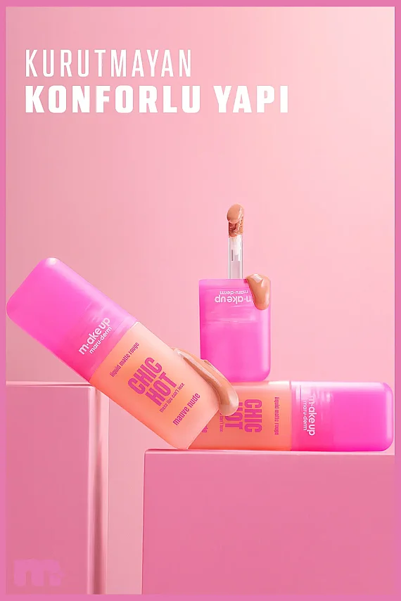 Maruderm Uzun Süre Kalıcı Kadifemsi Mat Likit Ruj – Liquid Matte Rouge Mauve Nude - 4