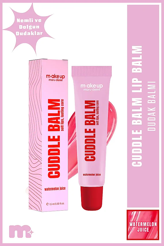 Maruderm Uzun Süre Kalıcı Lip Balm – Nemlendirici Parlatıcı Watermelon Juice 15 ML - 1