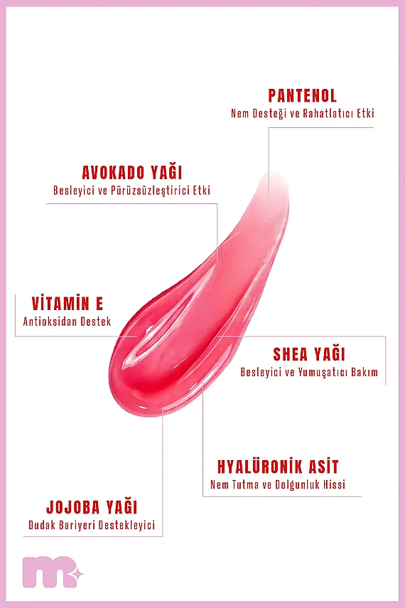 Maruderm Uzun Süre Kalıcı Lip Balm – Nemlendirici Parlatıcı Watermelon Juice 15 ML - 3