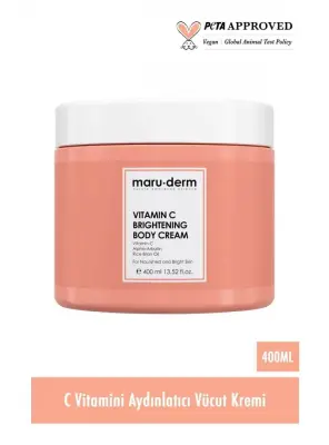 Maruderm Vitamin C Aydınlatıcı Vücut Kremi 400 ML - Maruderm