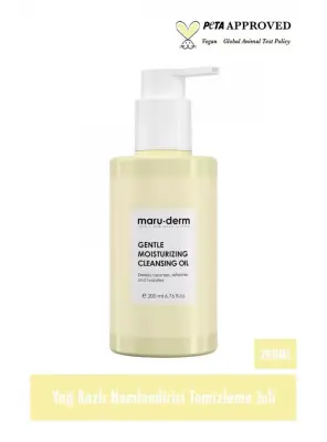 Maruderm Yağ Bazlı Temizleyici 200 ml - Yüz Ve Vücut Için Temizleme Yağı 200 ml - Maruderm