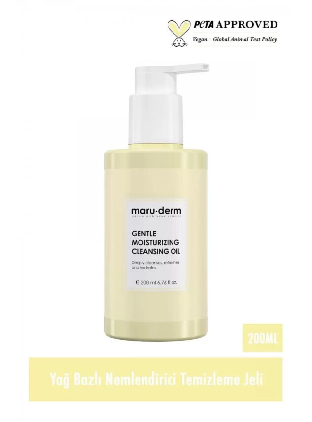 Maruderm Yağ Bazlı Temizleyici 200 ml - Yüz Ve Vücut Için Temizleme Yağı 200 ml - Maruderm